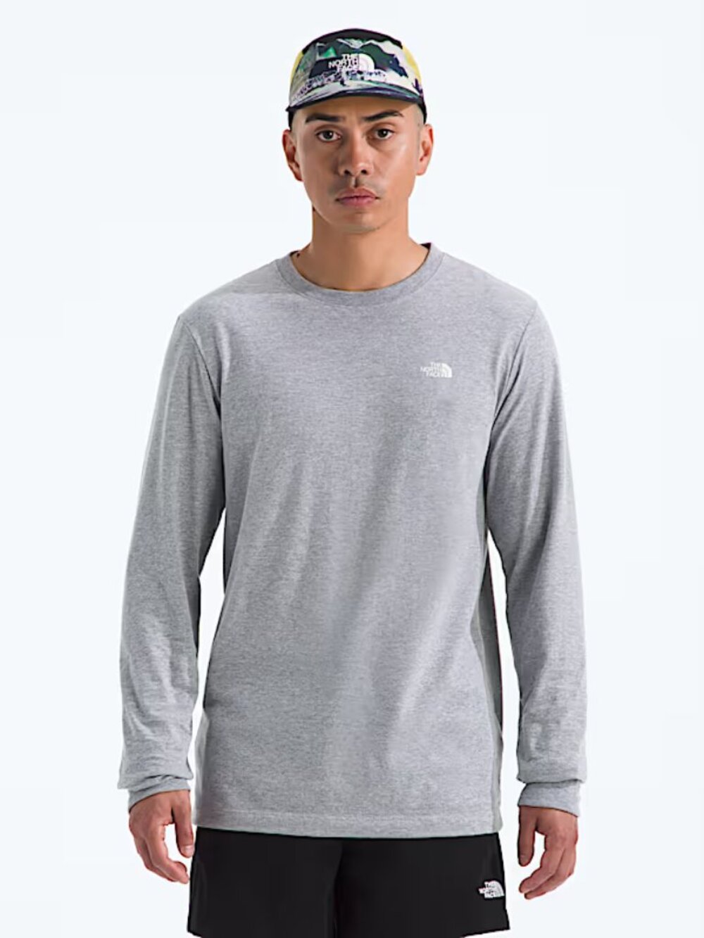 The North Face Grey Long Sleeve Box NSE Shirt - Size Small